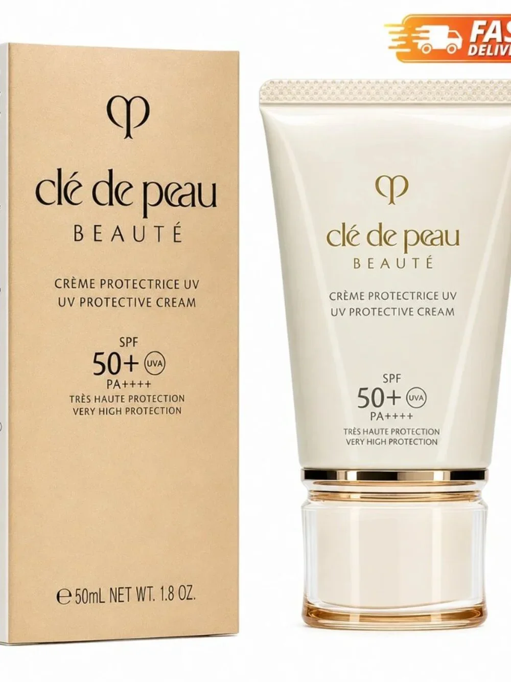 Cle De Peau UV Protective Cream Broad Spectrum SPF 50+ 50ml1.8oz NIB Fresh Stock
